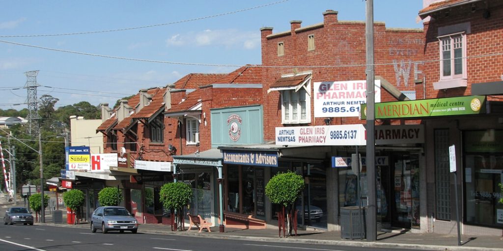 Glen Iris suburb 3164